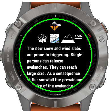 selected avalanche problem